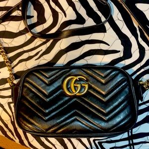 GG Marmont small matelassé shoulder bag